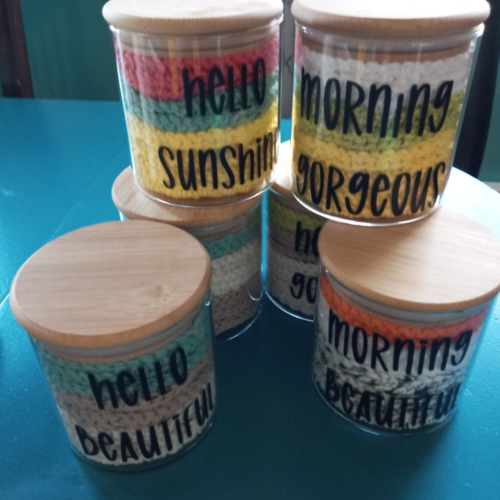 COPY - Cotton rounds (wash cloths/makeup remover) pricing 1 jar with 7 cloths